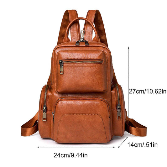 Sac à dos de voyage pratique en cuir