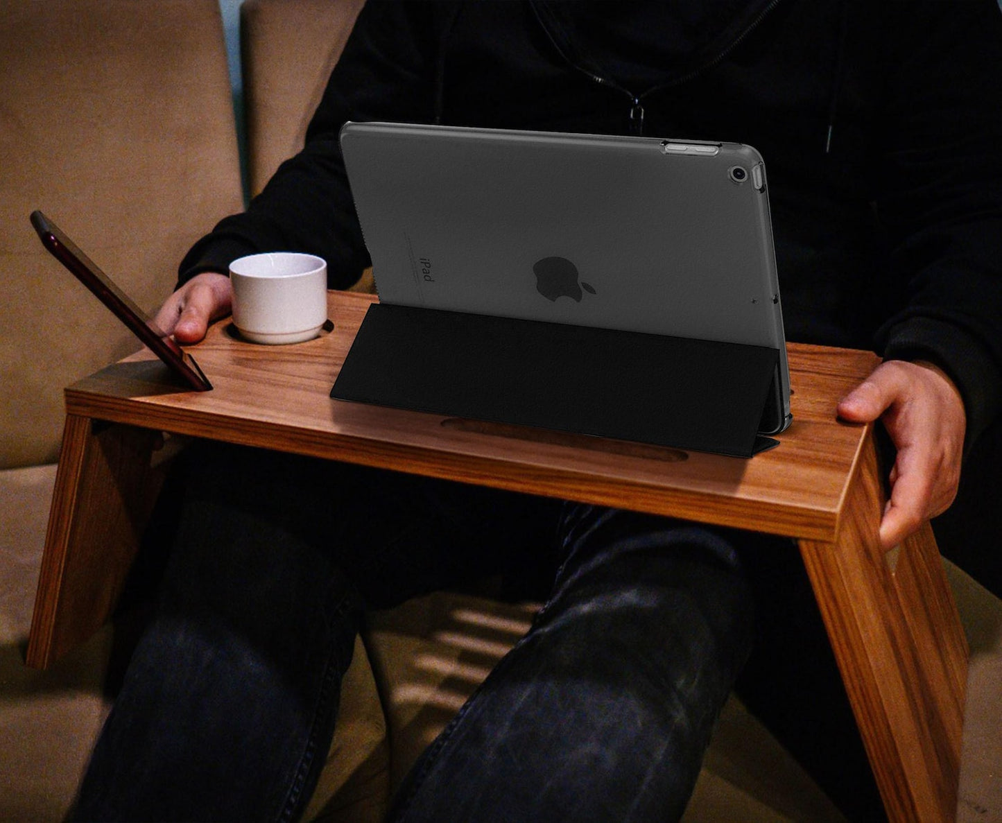 Table multifonction portable et pliable pour ordinateur