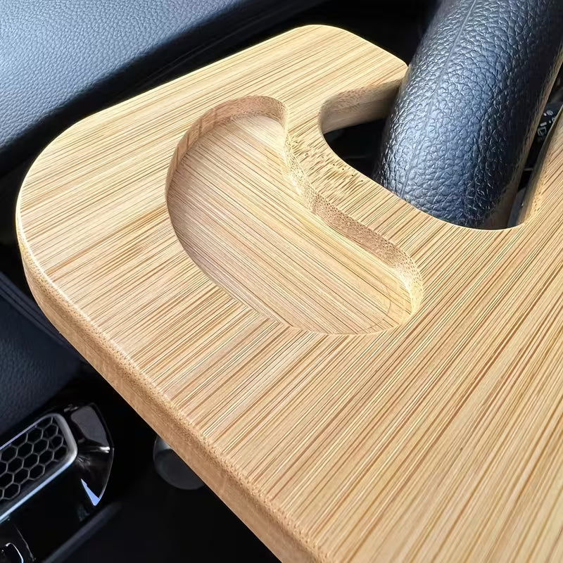 Support de Volant en Bambou pour Ordinateur
