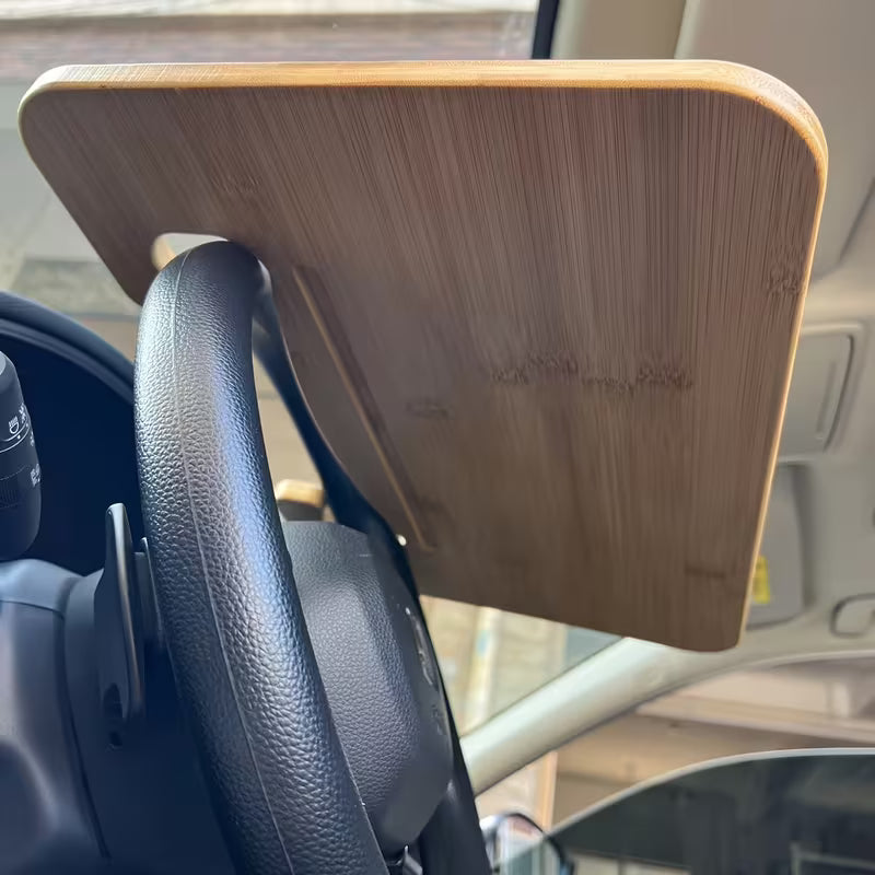 Support de Volant en Bambou pour Ordinateur