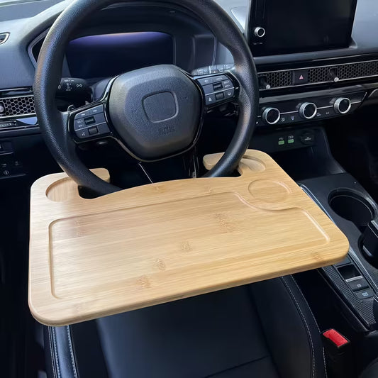 Support de Volant en Bambou pour Ordinateur